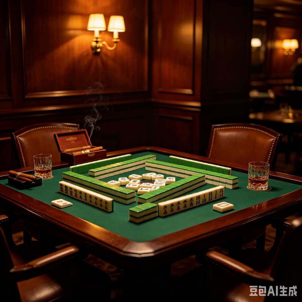 deep print mahjong set